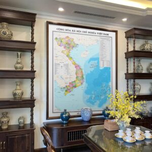 Alternative view of Latest Map of Vietnam - 34 Provinces and Cities