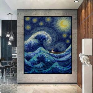 Night Sea Painting