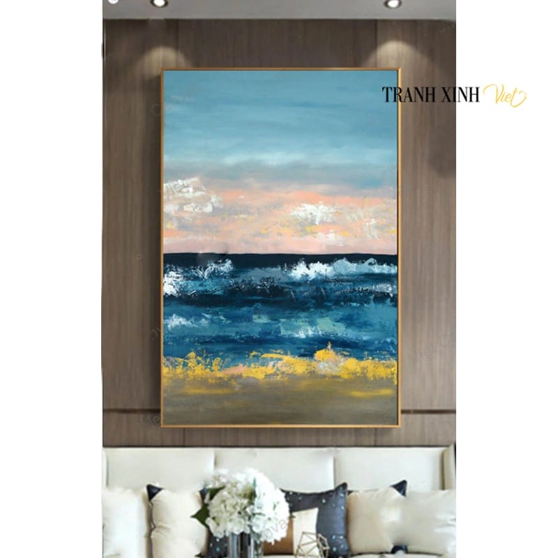 Tranh Biển Trừu Tượng  - TB07