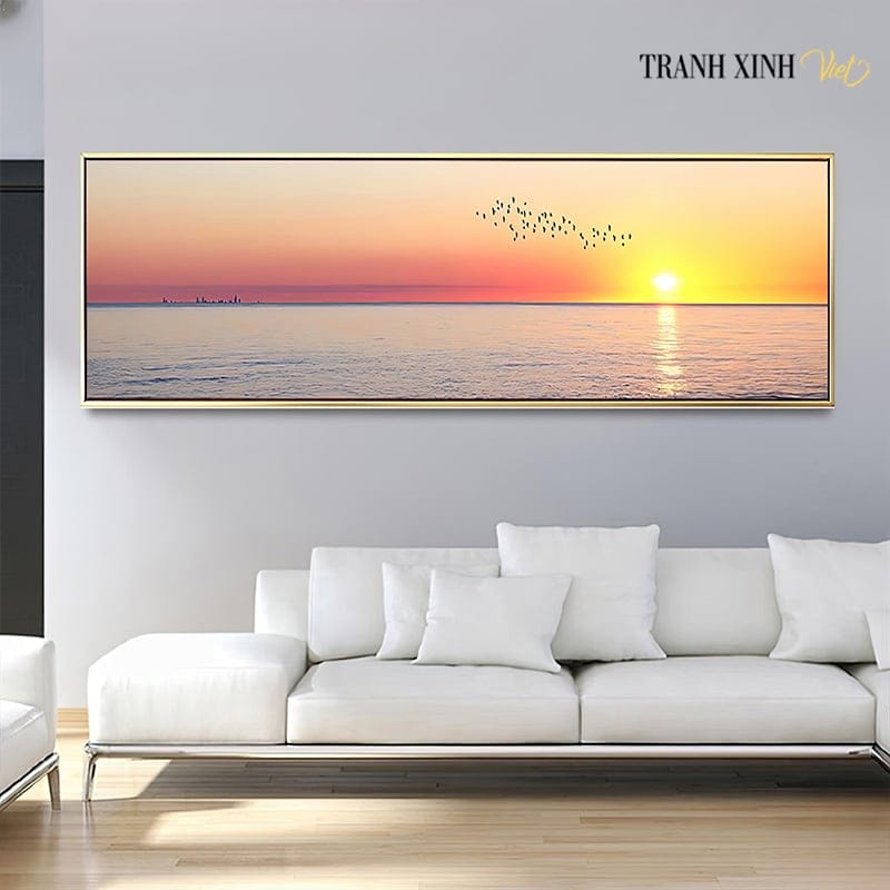 Purple Sunrise Painting - TB76