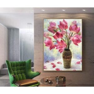 Painting of Pink Lotus