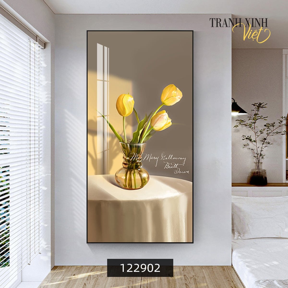 Tranh Bình Tulip