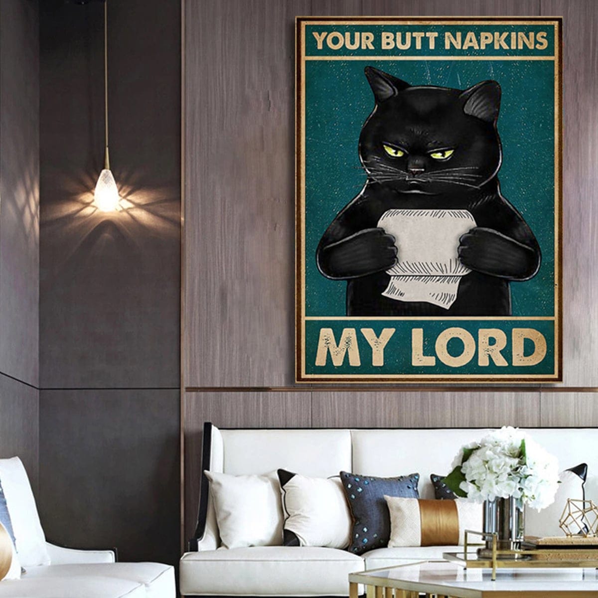 Black Cat painting