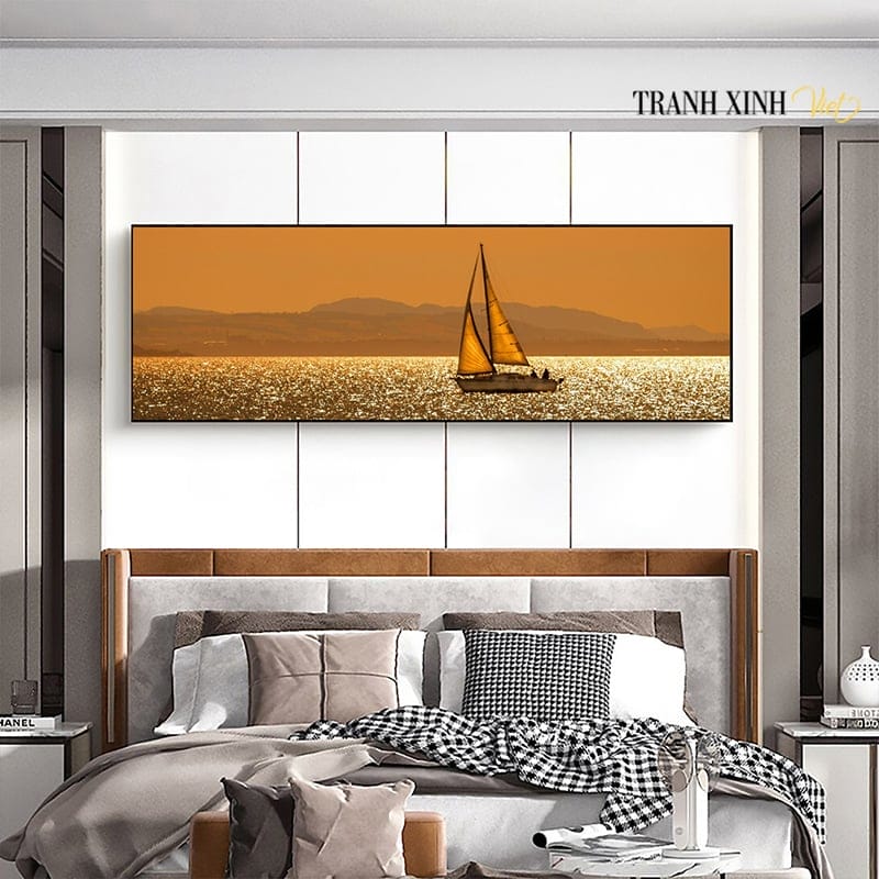 Tranh  Cánh Buồm Vàng  - TB94