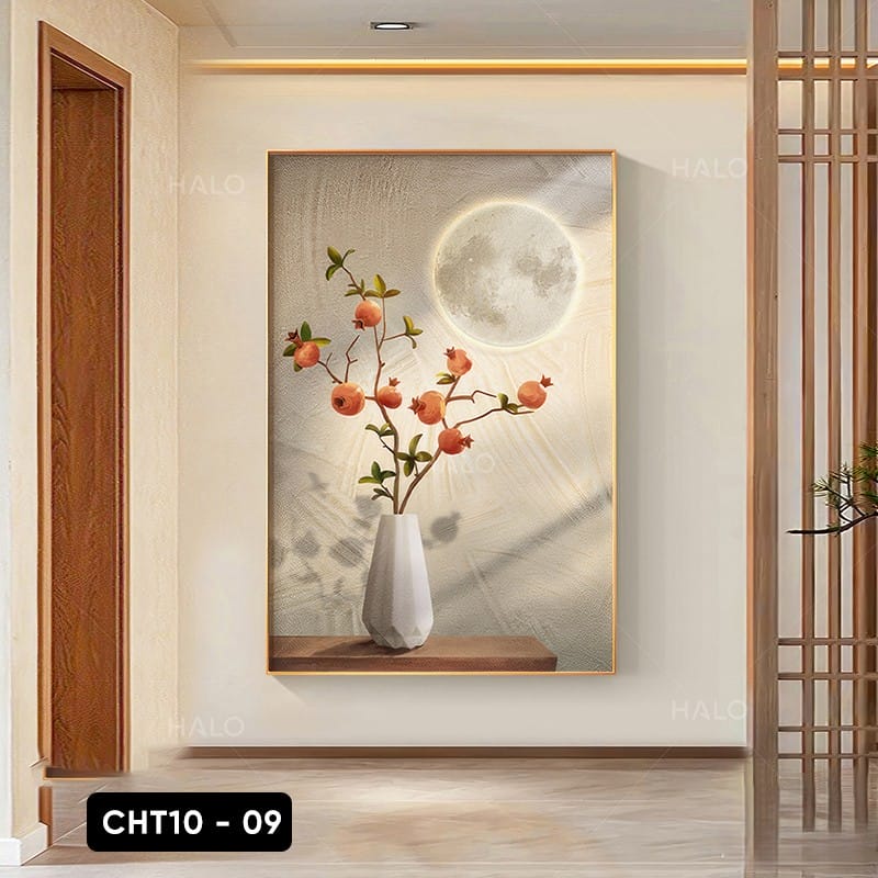 Tranh Cành Hồng Đơn - CHT10 - 09