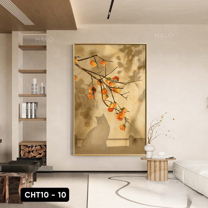 Tranh Cành Hồng Đơn - CHT10 - 10