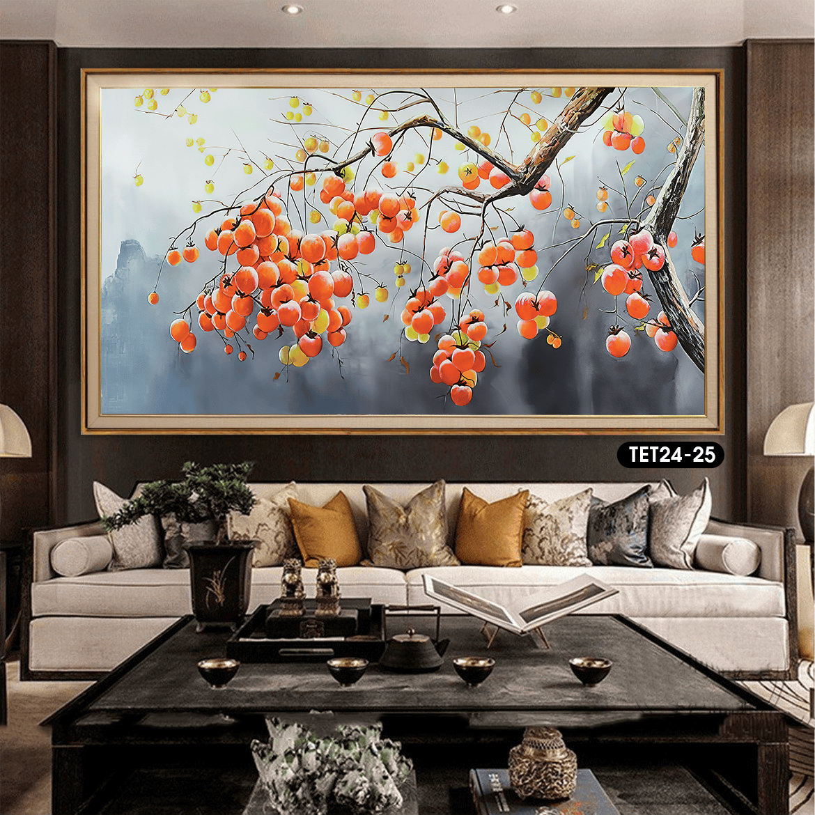 Tranh Cành Hồng - TET24 - 25