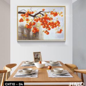Painting of a Rose Branch Abundant with Fruit - CHT10 - 04