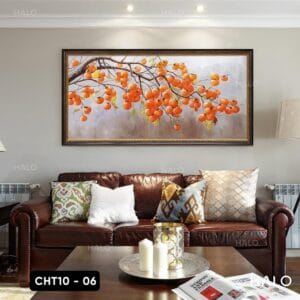 Painting of a Rose Branch Abundant with Fruit - CHT10 - 06