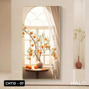 Painting of a Rose Branch Abundant with Fruit - CHT10 - 07
