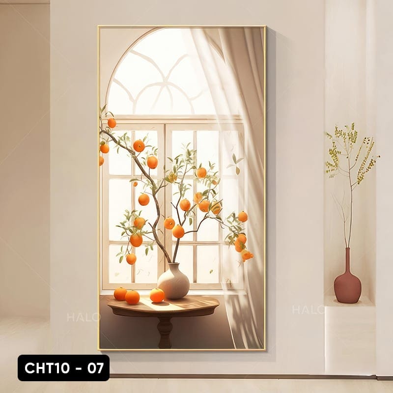 Tranh Cành Hồng Trĩu Quả - CHT10 - 07