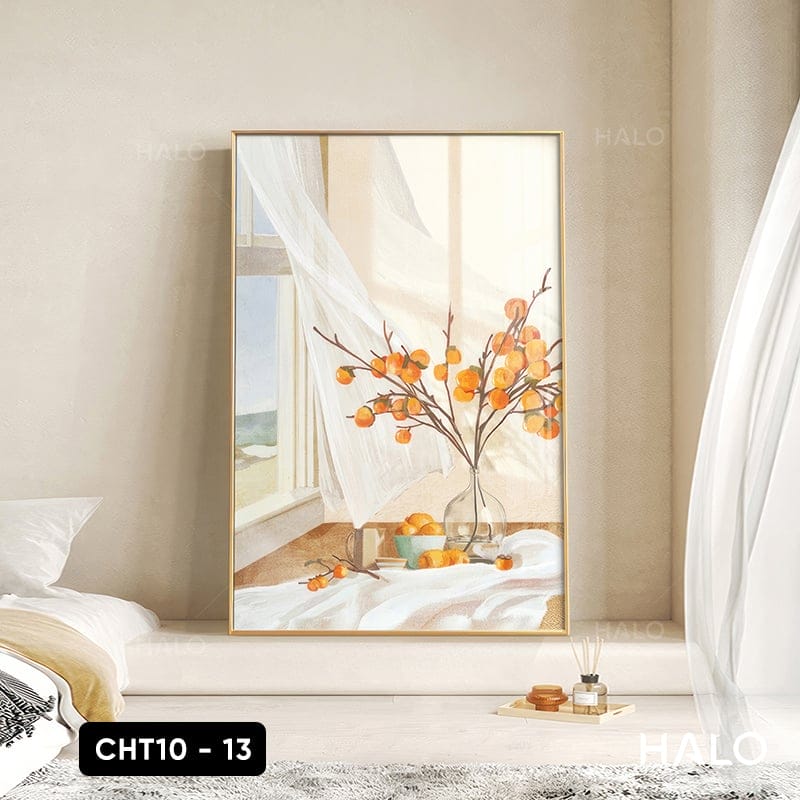 Tranh Cành Hồng Trĩu Quả - CHT10 - 13