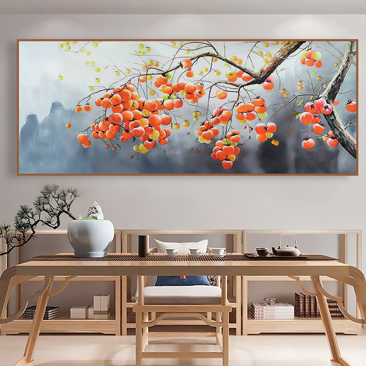 Tranh Cành Hồng Trĩu Quả - CHTT01