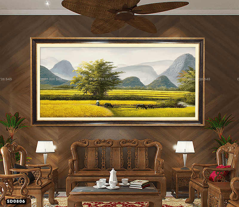 Tranh Cảnh Đồng Quê - SD0806