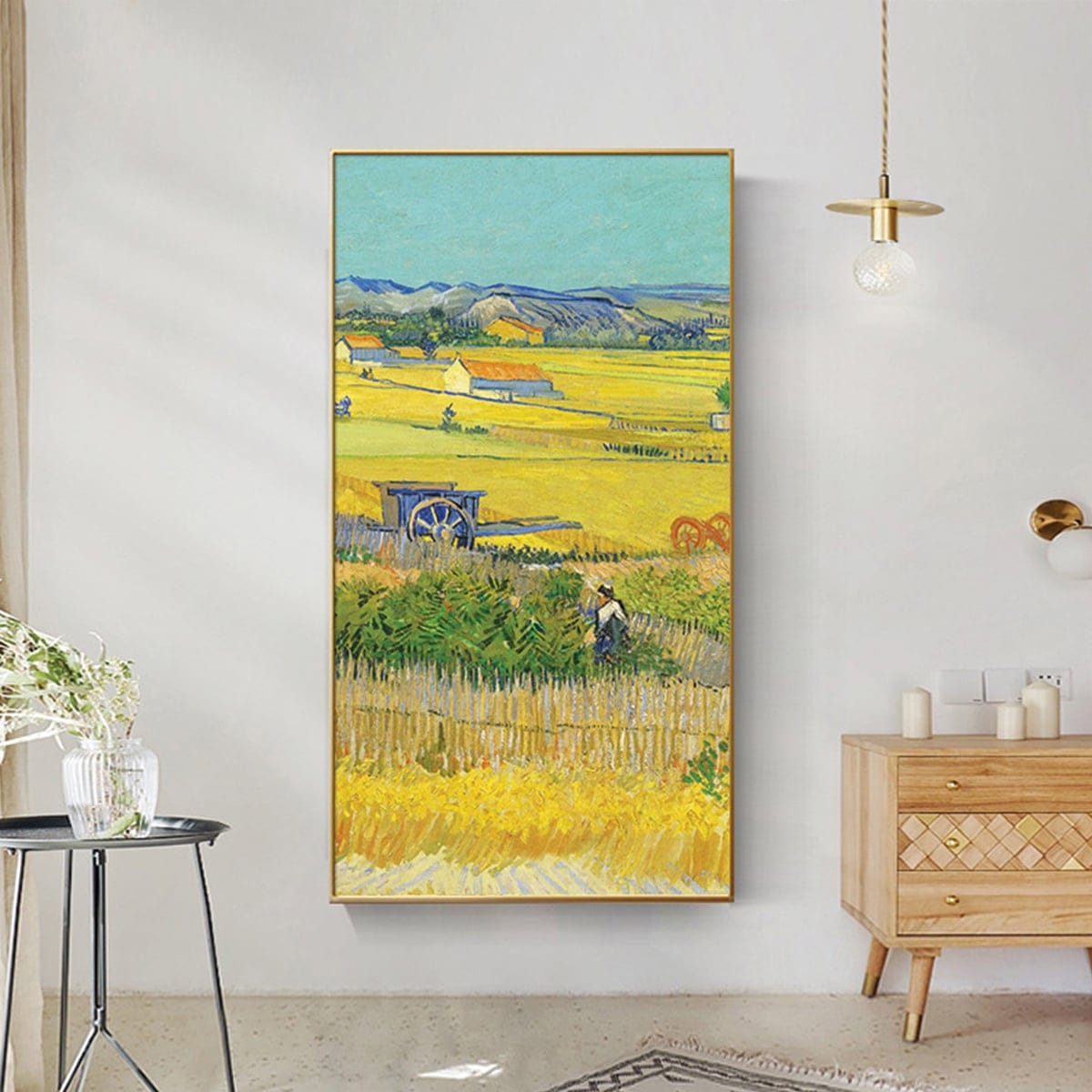 The painting "The Golden Field" - Van Gogh