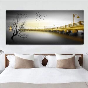 Golden Bridge painting