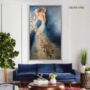 Painting of a Girl in Gold