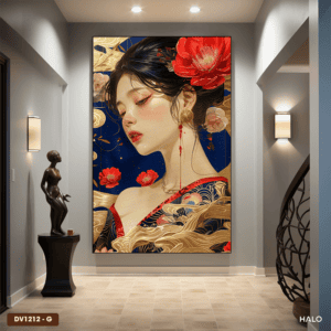 Gold-Plated Girl Painting - DV1212