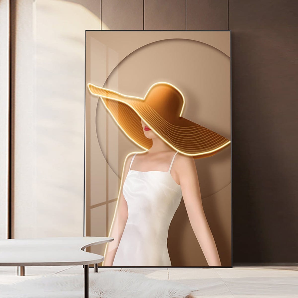 Painting of the Girl in the Orange Hat