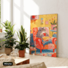 Tranh Decor Mèo - M0406