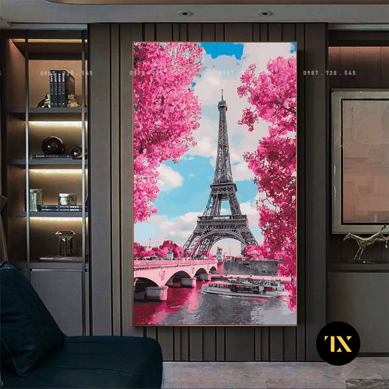 Eiffel Tower painting