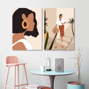 Painting of Two Girls