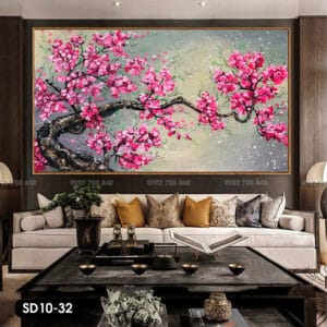 Tranh Hoa Đào - SD10 - 32