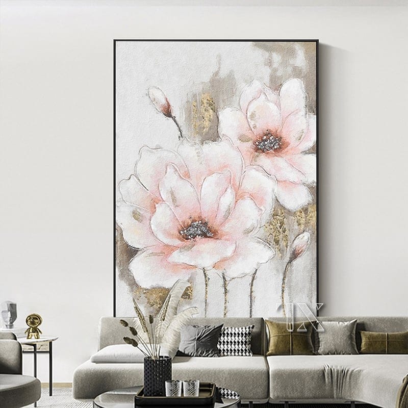 Pink Rose Painting