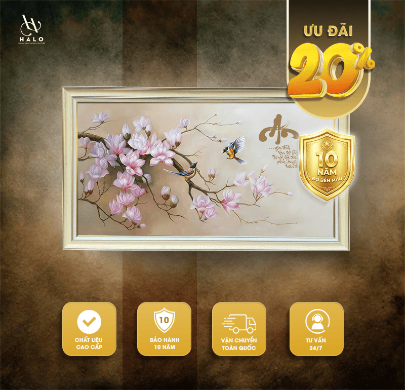 Tranh Hoa Mộc Lan - ML1812