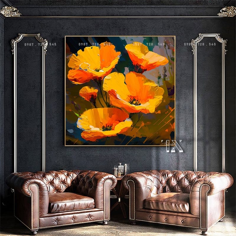 Sunlight Flower Painting