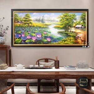 Lotus Flower Painting
