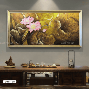 Tranh Hoa Sen - DVT1 - 08
