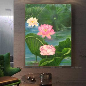Tranh Hoa Sen - SD10 - 127
