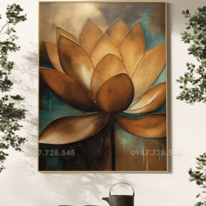 Tranh Hoa Sen - ST - 0308