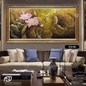 Tranh Hoa Sen - ST12 - 03