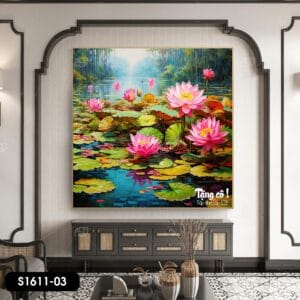 Tranh Hoa Sen - ST1611 - 03