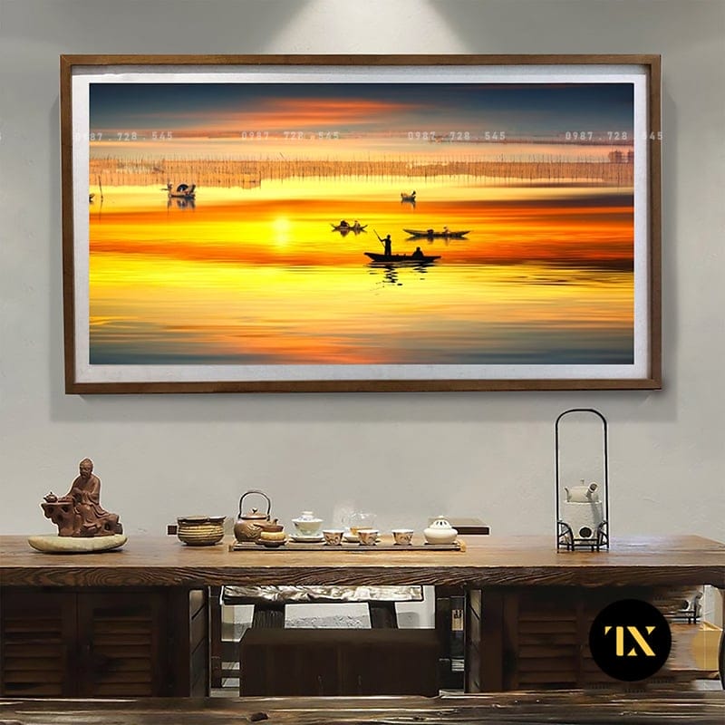 Sea Sunset Painting