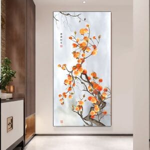 Alternative view of Painting of Roses with Abundant Branches