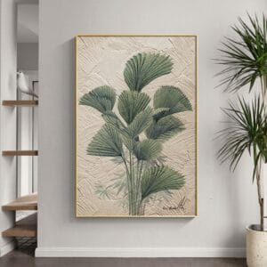 Tropical Leaf Painting - ND02