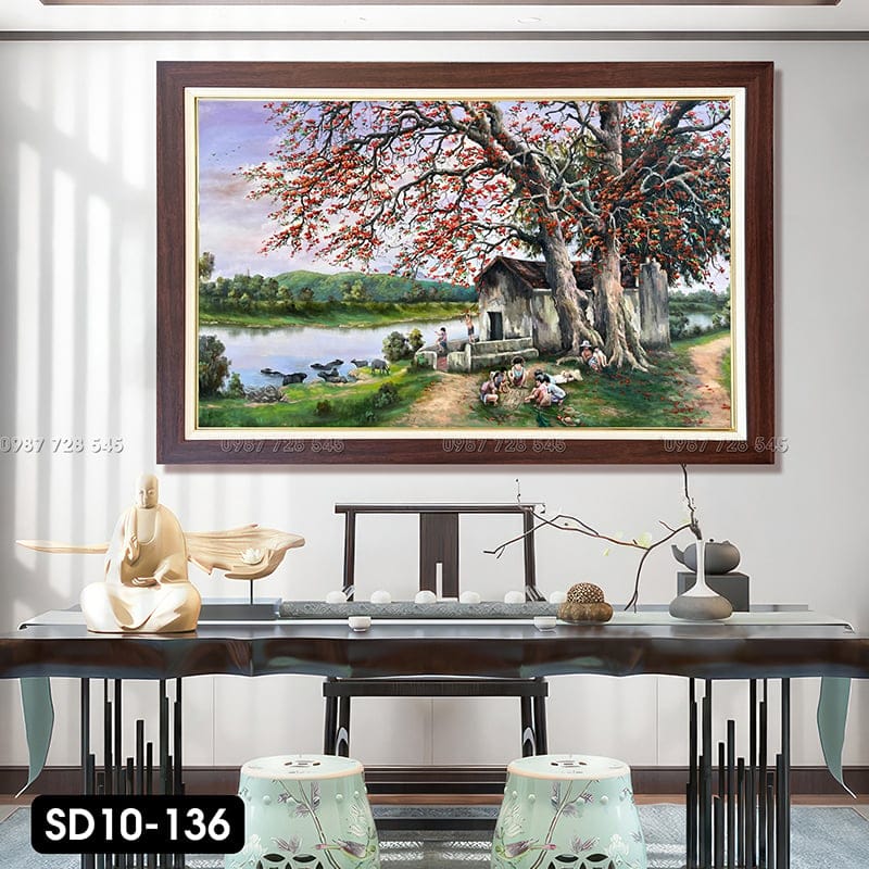 Tranh Làng Quê - SD10 - 136
