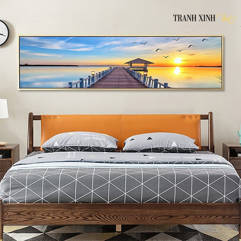 Tranh Nắng Bên Cầu  - TB50