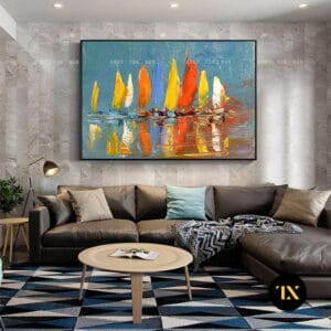 Painting of Boats