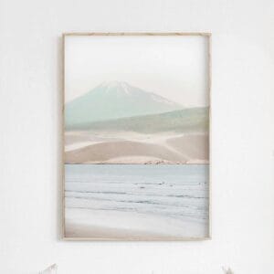 Painting of Mountains and the Sea