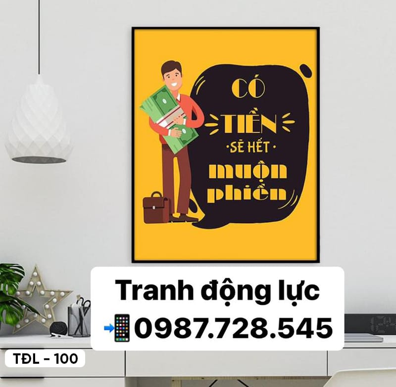 Tranh Động Lực - TĐL - 100