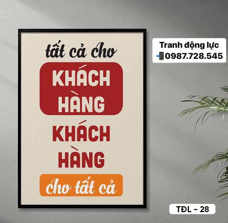 Tranh Động Lực - TĐL - 128