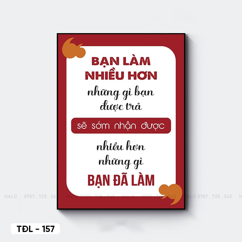 Tranh Động Lực - TĐL - 157