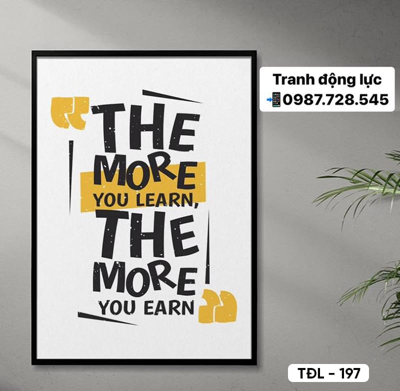 Tranh Động Lực - TĐL - 197