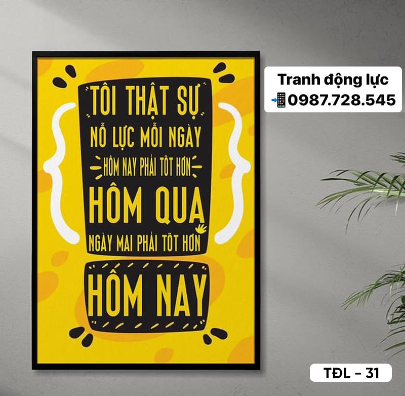 Tranh Động Lực - TĐL - 31