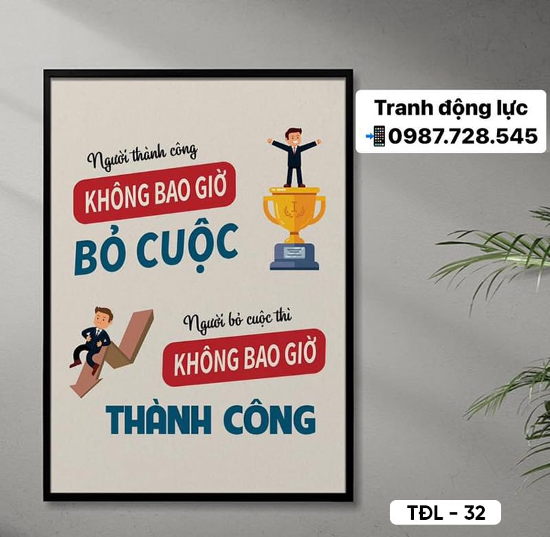 Tranh Động Lực - TĐL - 32