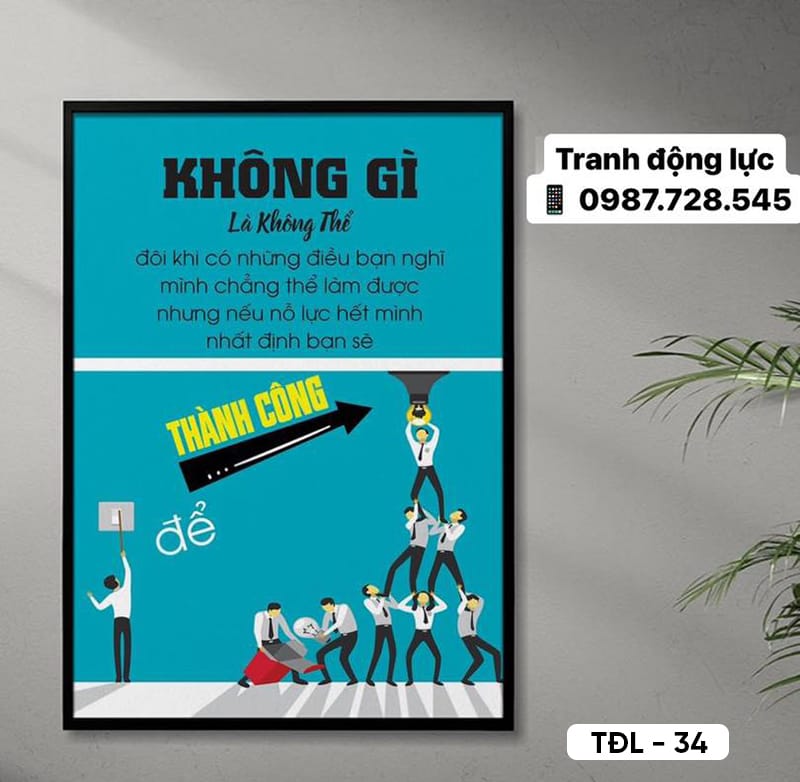 Tranh Động Lực - TĐL - 34
